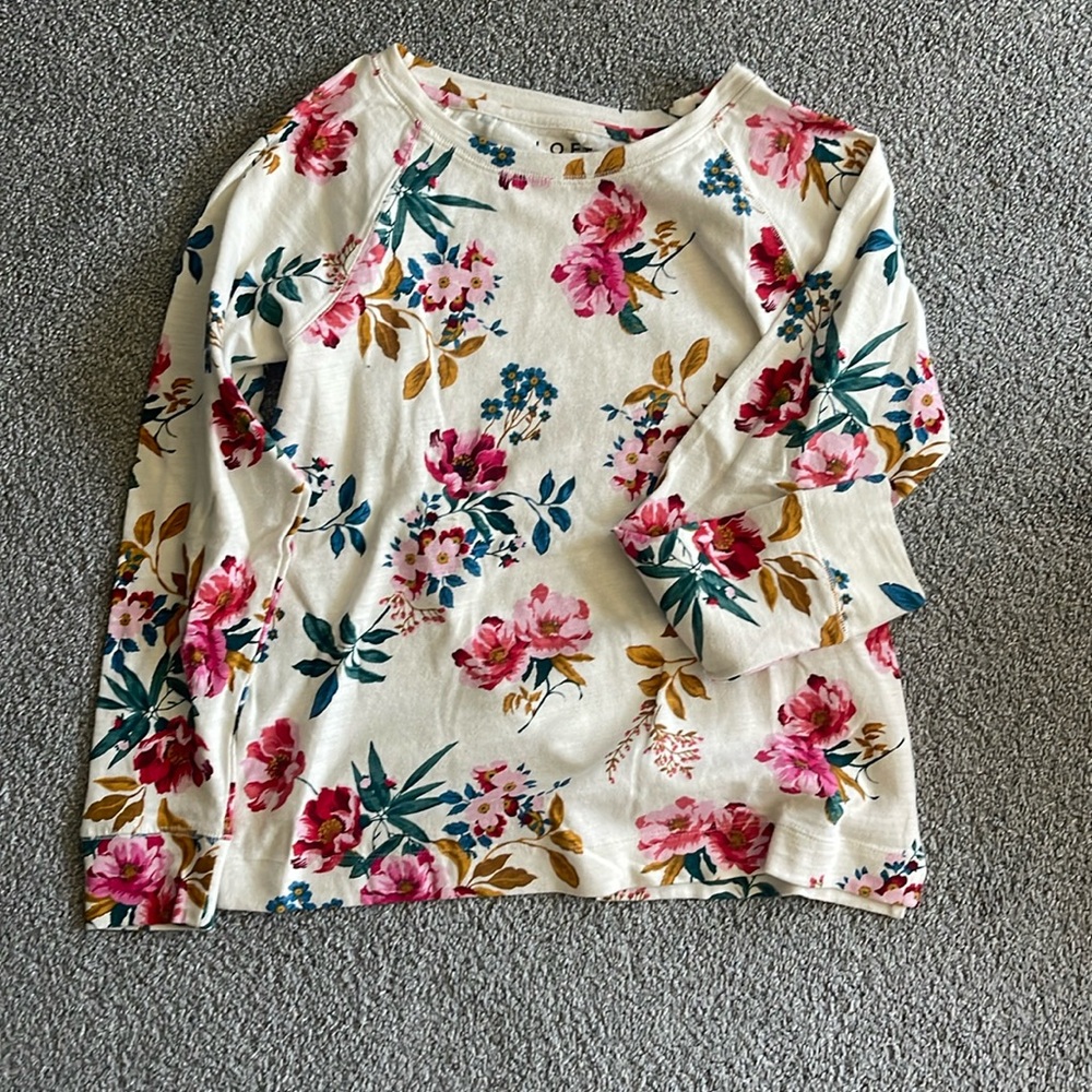 Floral longsleeve shirt, never worn
